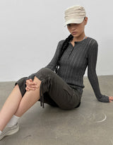 [MADE] Seddie Henley Neck Knit