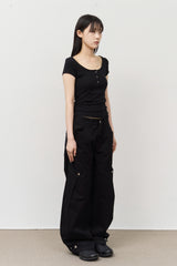 Lowkey Curved Wide Pants