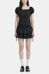 Greta Square Puff Blouse
