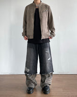 Dusk Suede Biker Jacket