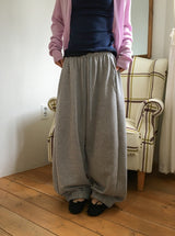 [unisex] Sawa Summer Modal Wide Banding Jogger Pants