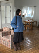Mofui String Corduroy Padding Jumper