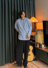 Round Overfit Knit Tee 7COLOR
