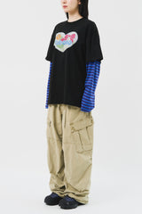 (W) Deco Striped Top (2color)