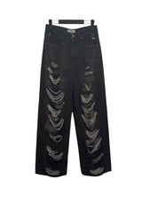 Bark Heavy Distressed Denim