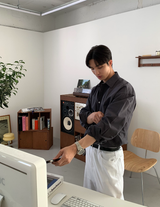Wonderant Ice Cotton Linen Overfit Shirt