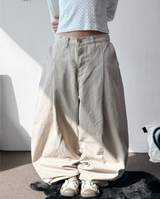 Rabbit Pigment Washed Balloon Long Pants 2 SIZE 3 COLORS 