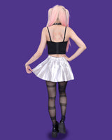 シャイニングレザープリーツスカート(アンダーパンツ/2color)