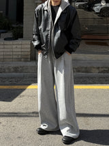 Core leather herrington jacket