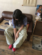[unisex] ユヒカスターパッチオーバー半袖Tシャツ