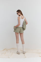 【MADE】 Waffle String Gym Sack_Olive