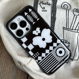 [MADE] Butterfly collage case black