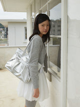 Easy ribbon bag_silver