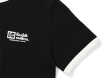 (WOMAN) エッセンシャルリンガーTシャツ【ブラック】