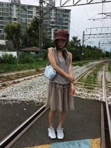 Mori Mesh Shoulder Bag (2color)