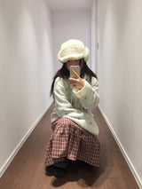 ウェズリースノーフーデッドニット (3color)