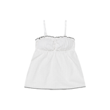 COTTON SHIRRING TOP