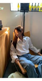 a modern white clean shirt