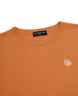 LOGO STITCH ROUND HALF SLEEVE KNIT [3color]