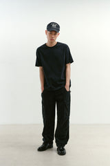 ミックスファブリックm65パンツ (Washed Black)