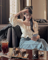 【MADE】Shirring blouse