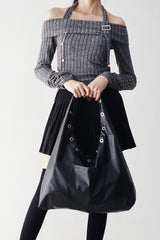 Roxy Vegan Leather Shoulder Bag