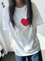 アロー ハート タトゥー グラフィックTシャツ 4カラー