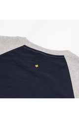 ラグランロングスリーブTシャツ_ネイビー