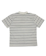 No.1231 stripe collar half T (4color)