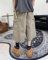 Ferid Stone Washed Cargo Bermuda Pants