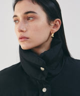 HIGHNECK PUFFER SHORT PADDING_BLACK