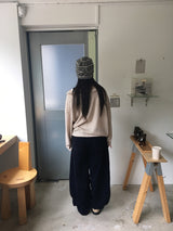 パンチシャーリングラッフルカーディガン (3color)