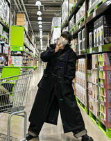 cosyharu Long duffle coat