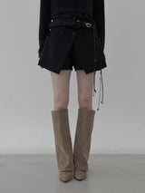 Merve Wrap Skirt Pants