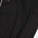 Miller cotton striped zip-up