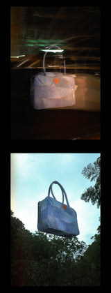 “BERLIN” Cowboy Patchwork Tote Bag