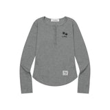 アリーナ ボタン ロングスリーブ Tシャツ(4COLOR)