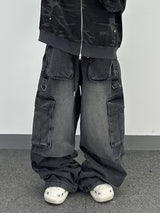 D-Ring Long Denim Pants