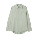 ツー ポケット ストライプ シャツ (MINT)