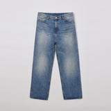 LOOSE FIT VINTAGE WASHING DENIM BLUE