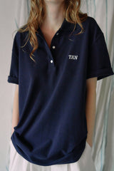T/T ロゴTAN pk Tシャツ (navy)