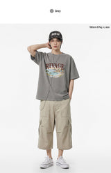 rivage pigment-dyed short-sleeve t-shirt (3color)