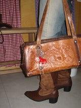 Cowgirl Keyring