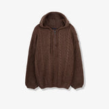 Fellow Cable Knit Half-Zip Hoodie
