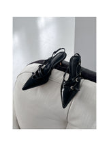Buckle Oblique Slingback (5colors)