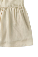 シルキーシャーリングドレス_beige