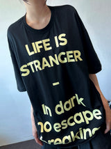 オディレターグラフィックオーバーサイズTシャツ 4カラー
