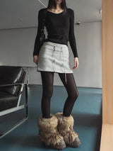 Dali Brushed Sweat Skirt
