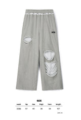 [LAN ARCHIVE] デストロイドワイドスウェットパンツ