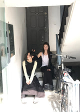 ドローストリングツイストノースリーブ